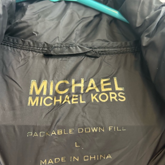 Women's Michael Kors Black Quilted Jacket - Picture 3 of 3